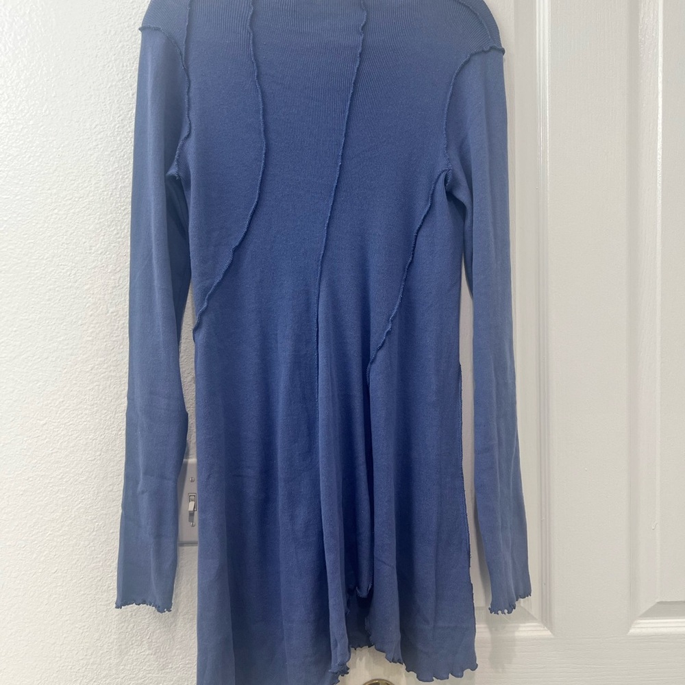We The Free Blue Full Swing Tunic Blue Dress